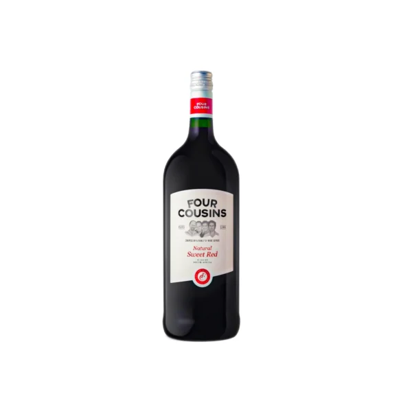 Four Cousins Natural Sweet Red Wine 8.5% Alc. Vol 1.5L